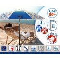 Sonnenschirm Ø 180 cm SPF50+ Marineblau