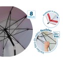Beach parasol Red Ø 180 cm SPF50+ Anchor