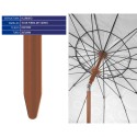 Beach parasol Blue Ø 240 cm SPF50+