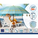 Beach parasol Blue Ø 240 cm SPF50+