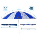 Beach parasol Blue Ø 220 cm SPF50+ Navy