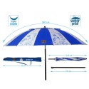 Beach parasol Blue Ø 240 cm SPF50+ Navy