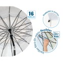 Beach parasol Ø 220 cm SPF50+ Oriental