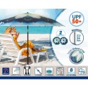 Beach parasol Blue Ø 200 cm SPF50+ Peacock