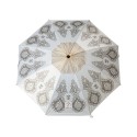 Parasol de plage Blanc Ø 180 cm SPF50+ Boho