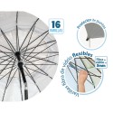 Chapéu de praia Cinzento Ø 240 cm SPF50+ Boho