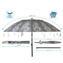 Parasol de plage Gris Ø 240 cm SPF50+ Boho