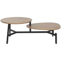 Mesa de Centro Home ESPRIT Preto Natural 115 x 60 x 40,5 cm