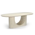 Mesa de Jantar Home ESPRIT Branco Madeira de mangueira 220 x 100 x 76 cm