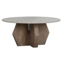 Mesa de Centro Home ESPRIT Castanho Bege 91 x 91 x 40 cm