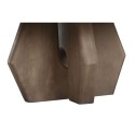 Mesa de Centro Home ESPRIT Castanho Bege 91 x 91 x 40 cm