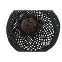 Lamp Shade Home ESPRIT Black Bamboo Teak 35 x 35 x 85 cm (2 Units)