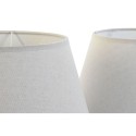 Lamp Shade Home ESPRIT Beige Linen Metal 40 x 40 x 25 cm (2 Units)