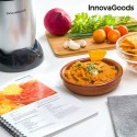 InnovaGoods One Touch Standmixer und Entsafter mit Rezeptbuch 250W Grau