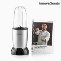 InnovaGoods One Touch Standmixer und Entsafter mit Rezeptbuch 250W Grau