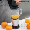 InnovaGoods One Touch Standmixer und Entsafter mit Rezeptbuch 250W Grau
