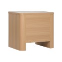 Nightstand Home ESPRIT Natural Light grey 56 X 40 X 51 cm