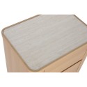 Mesa de Cabeceira Home ESPRIT Natural Cinzento claro 56 X 40 X 51 cm