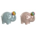 mealheiro Home ESPRIT Dolomite Elefante 17 x 11 x 14,5 cm (2 Unidades)