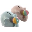 mealheiro Home ESPRIT Dolomite Elefante 17 x 11 x 14,5 cm (2 Unidades)