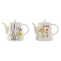 Tetera Home ESPRIT Multicolor Porcelana 900 ml (2 Unidades)