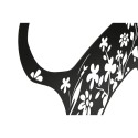 Decoração de Parede Home ESPRIT Preto Gato 37 x 1,3 x 48 cm (4 Unidades)