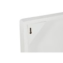 Decorazione da Parete Home ESPRIT Bianco Moderno 80 x 4 x 80 cm (2 Unità)