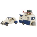 Figura Decorativa Home ESPRIT 32 x 8,5 x 13 cm (3 Unidades)