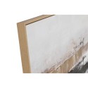 Pintura Home ESPRIT Branco Castanho Bege Cinzento Abstrato Urbana 100 x 4 x 140 cm (2 Unidades)
