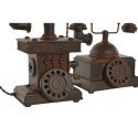 Figura Decorativa Home ESPRIT Bronce Vintage Teléfono 21 x 12 x 18 cm (2 Unidades)