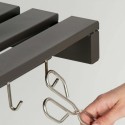 Kohlegrill mit Deckel und Rädern Aktive 102 x 65 x 104 cm