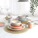 Tasse Quid Kaleido Vert Corail Céramique 330 ml (12 Unités)