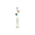 Lámpara de Pie DKD Home Decor Multicolor Dorado Metal Cristal 50 W 220 V 45 x 45 x 160 cm