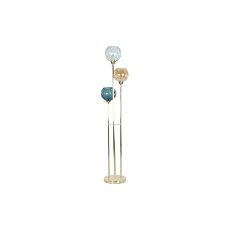 Lámpara de Pie DKD Home Decor Multicolor Dorado Metal Cristal 50 W 220 V 45 x 45 x 160 cm Lámpara de Pie DKD Home Decor Multicolor Dorado Metal Cristal 50 W 220 V 45 x 45 x 160 cm