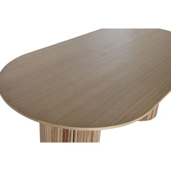 Table de Salle à Manger Home ESPRIT Naturel Bois de paulownia Bois MDF 180 x 90 x 75 cm