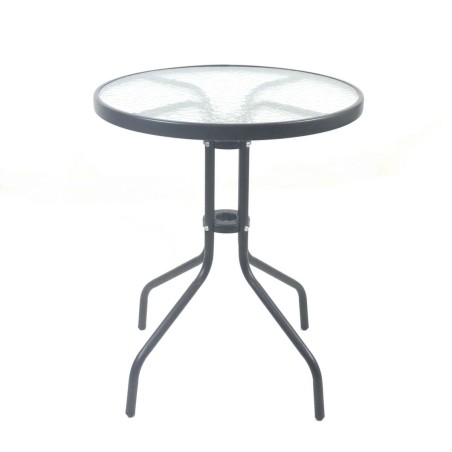 Tavolo da Pranzo Trivia Antracite Acciaio 60 x 60 x 70 cm Tavolo da Pranzo Trivia Antracite Acciaio 60 x 60 x 70 cm