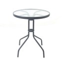 Tavolo da Pranzo Trivia Antracite Acciaio 60 x 60 x 70 cm