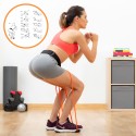 Cinto com Elásticos de Resistência para Glúteos e Guia de Exercícios Bootrainer InnovaGoods
