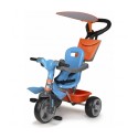Triciclo Feber Baby Plus Music Azul Laranja