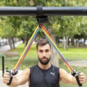 Conjunto de Elásticos de Resistência com Acessórios e Guia de Exercícios Rebainer InnovaGoods 5 Unidades