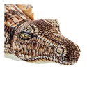 Peluche DKD Home Decor S3016335 Castanho Infantil Crocodilo 46 x 22 x 8 cm