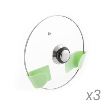 Set von 3 selbstklebenden Haltern für Topfdeckel Smarack InnovaGoods