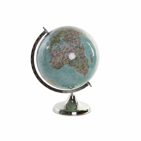 Globe DKD Home Decor Blue Paper Iron Plastic 33 x 30 x 41 cm Globe DKD Home Decor Blue Paper Iron Plastic 33 x 30 x 41 cm