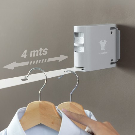 Retractable Clothes Line Raclox InnovaGoods Retractable Clothes Line Raclox InnovaGoods