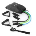 Conjunto de Elásticos de Resistência com Acessórios e Guia de Exercícios Tribainer InnovaGoods 3 Unidades