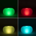 Assento Insuflável com LED Multicolor e Controlo Remoto Pulight InnovaGoods