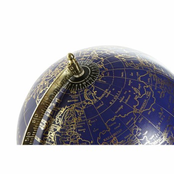 Globe DKD Home Decor Blue Golden Metal 27 x 25 x 36 cm