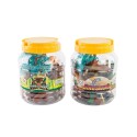 Figure di animali DKD Home Decor PVC Alluminio (2 Unità)