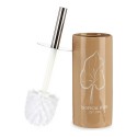 Piaçaba Berilo Tropical Bath Branco Castanho Prateado Cerâmica 9,6 x 32 x 9,6 cm