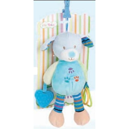 Peluche de Atividades para o Bebé Cão Multicolor 25cm